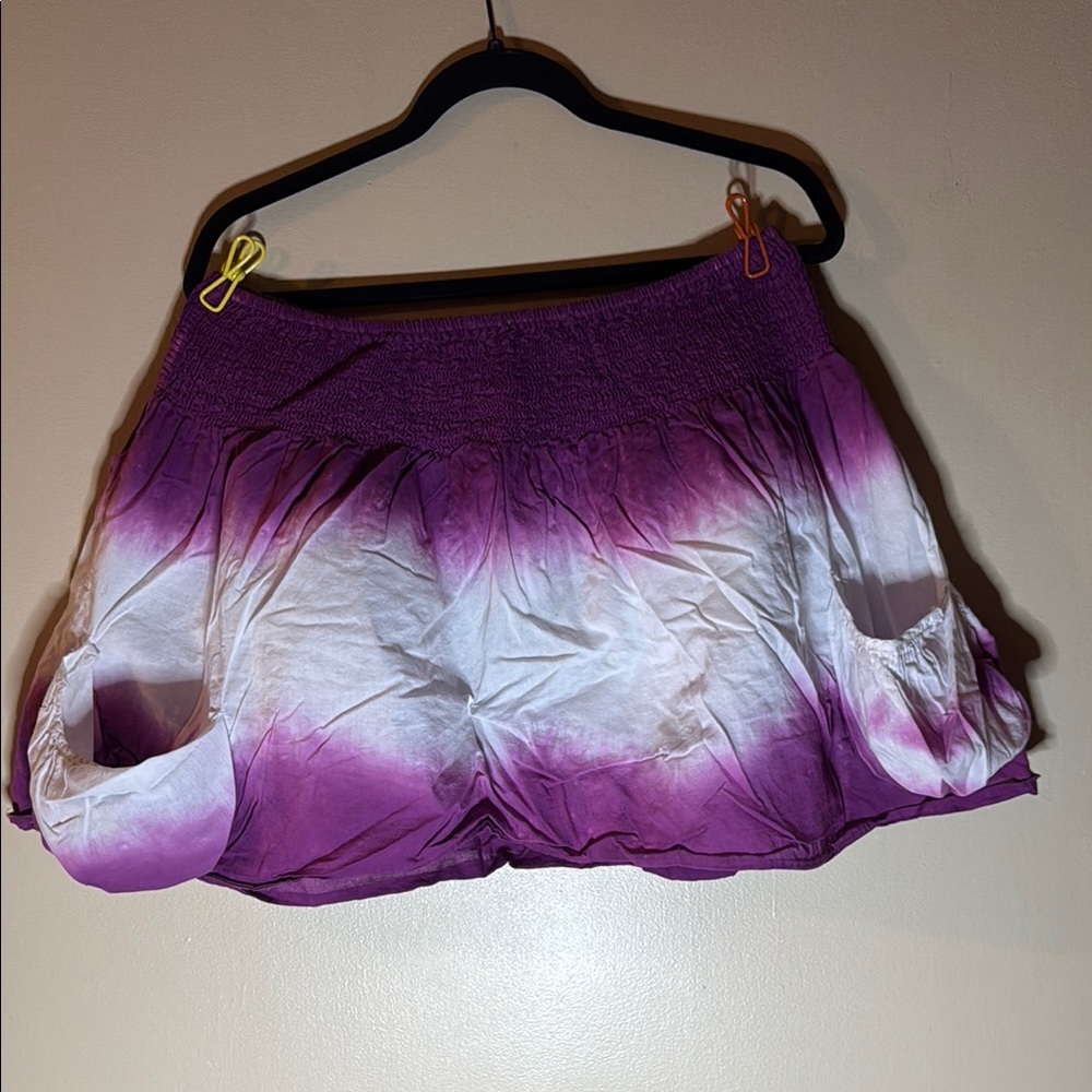 Mossimo Supply Co. Purple Smocked Top